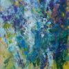 Abstract Floral Painting of Wisteria